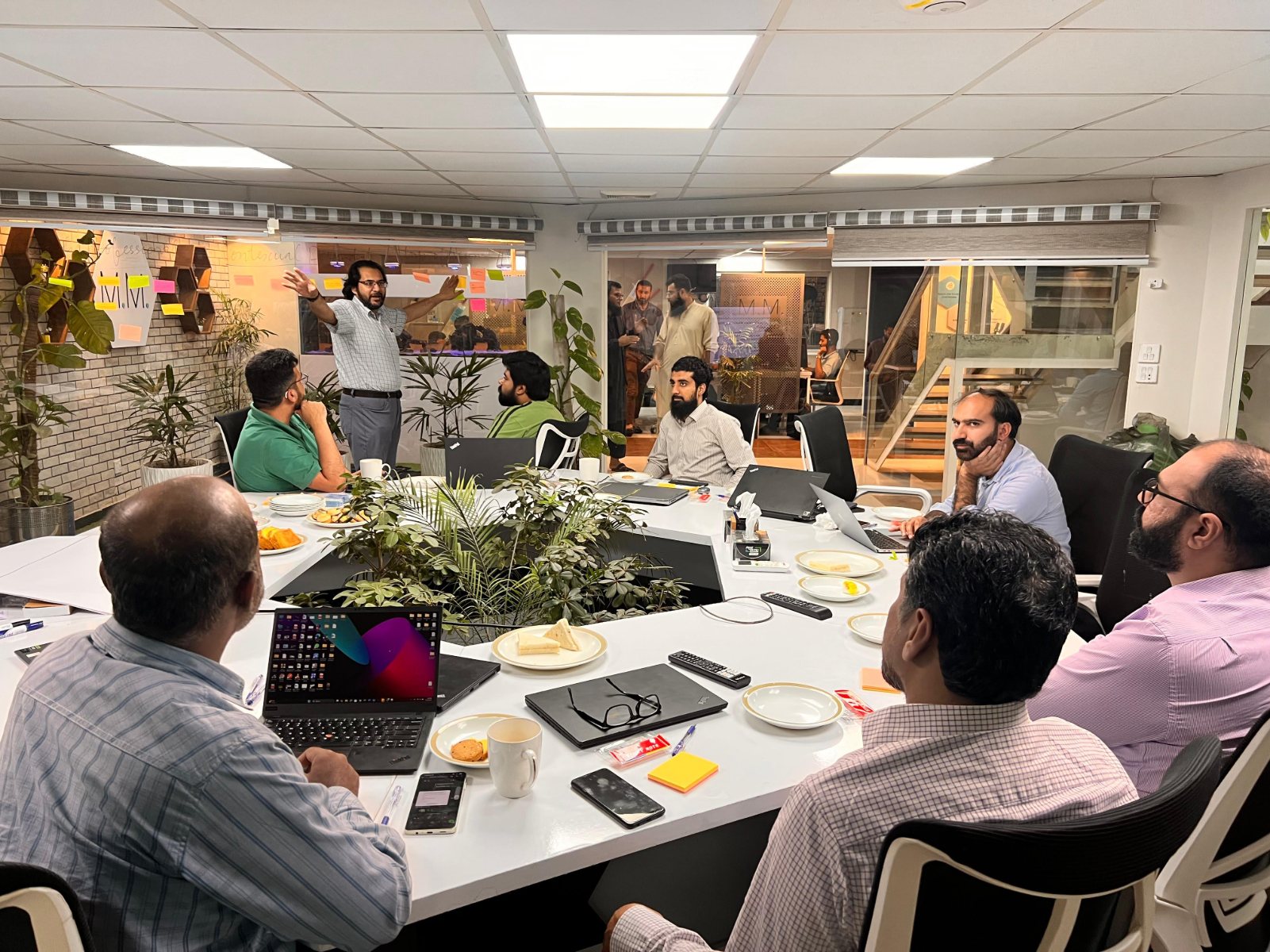 Facilitating a leadership workshop